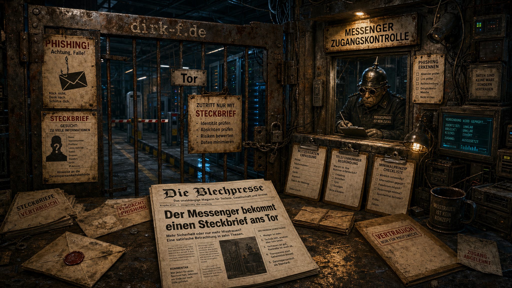 Der Messenger bekommt einen Steckbrief ans Tor