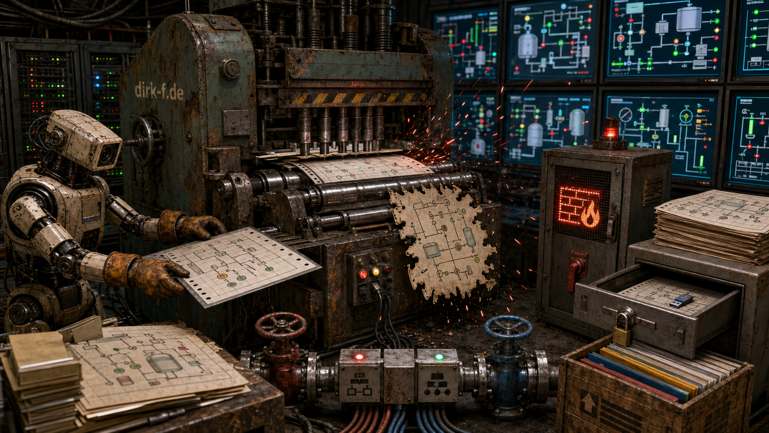 IGSS am Mimic-Diagramm: Wenn die SCADA-Zeichnung zur Lochstanze wird